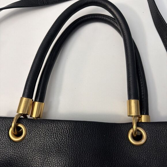 Marc Jacobs Burgundy Pebble Leather Too Hot To Handle Classic Lined Satchel Bag - Picture 6 of 16